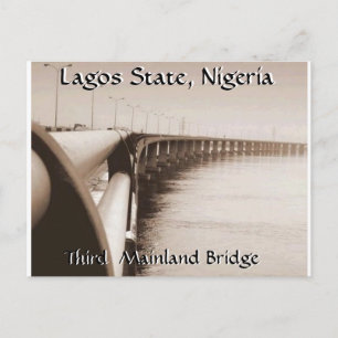 Third Mainland Bridge, Lagos State, Nigeria Postcard