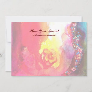 THIRD MASK masquerade ball ,gold red yellow blue Announcement