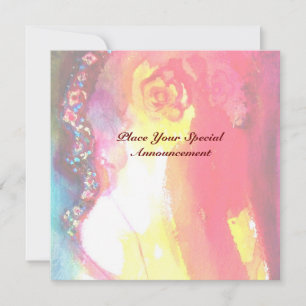 THIRD MASK masquerade ball ,gold red yellow blue Announcement