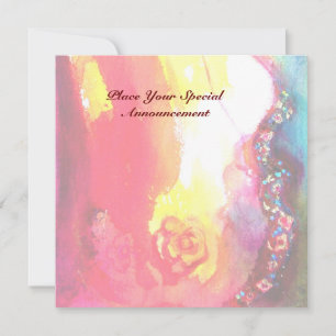 THIRD MASK masquerade ball ,gold red yellow blue Announcement