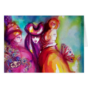 THIRD MASK / VENETIAN MASQUERADE CARDS