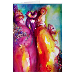 THIRD MASK / VENETIAN MASQUERADE CARDS