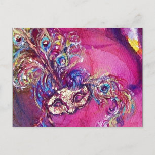 THIRD MASK / Venetian Masquerade Detail Postcard