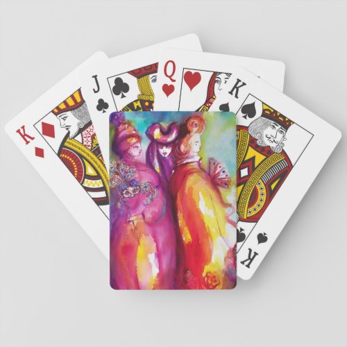 THIRD MASK  Venetian Masquerade  Playing Cards