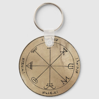 Third Pentacle of Saturn Keychain