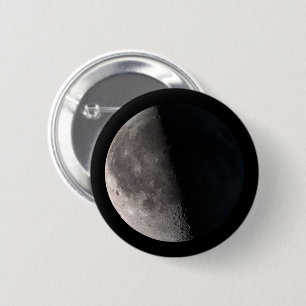 Third quarter phase moon button