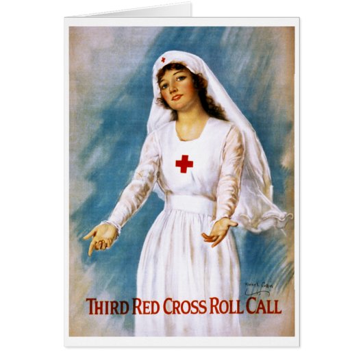 Third Red Cross Roll Call, 1918 Cards (Front)