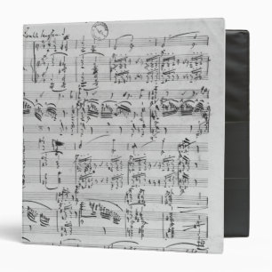 Third Sonata for piano and violin 3 Ring Binder