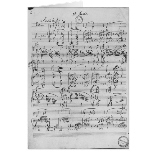 Third Sonata for piano and violin Cards (Front)