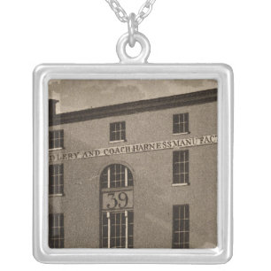 Third Street in Philadelphia Silver Plated Necklace