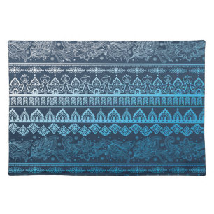 Third tribal ethnic, seamless pattern. cloth placemat