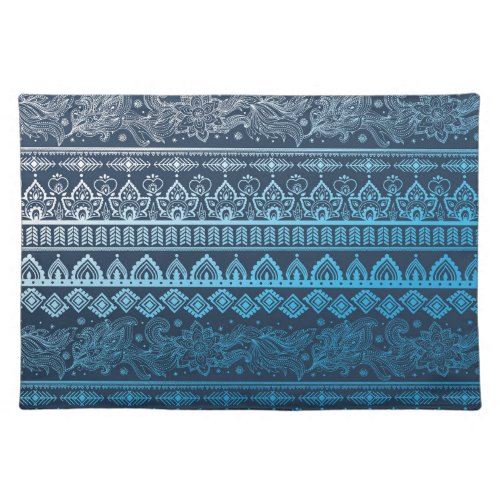 Third tribal ethnic seamless pattern cloth placemat