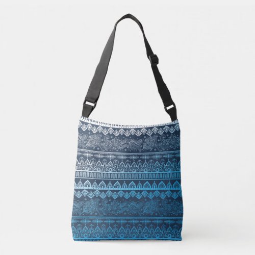Third tribal ethnic seamless pattern crossbody bag