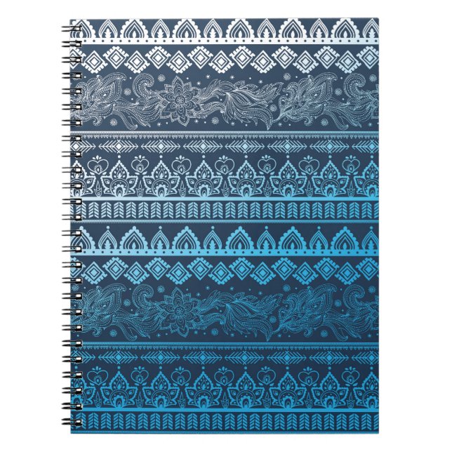 Third tribal ethnic, seamless pattern. notebook (Front)