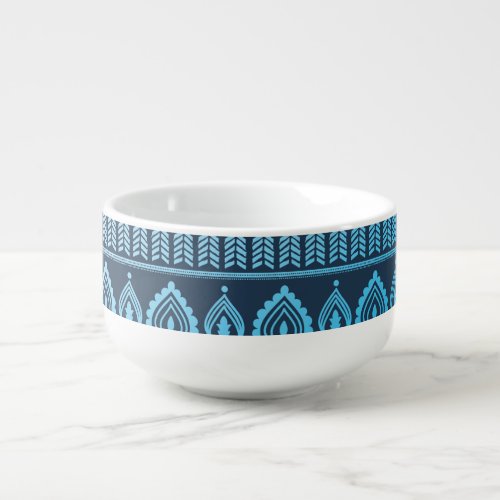 Third tribal ethnic seamless pattern soup mug