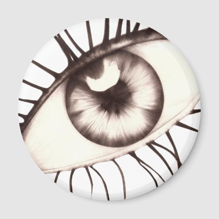 Third vision/big eye refrigerator magnet