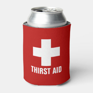 Thirst Aid Funny Can Cooler