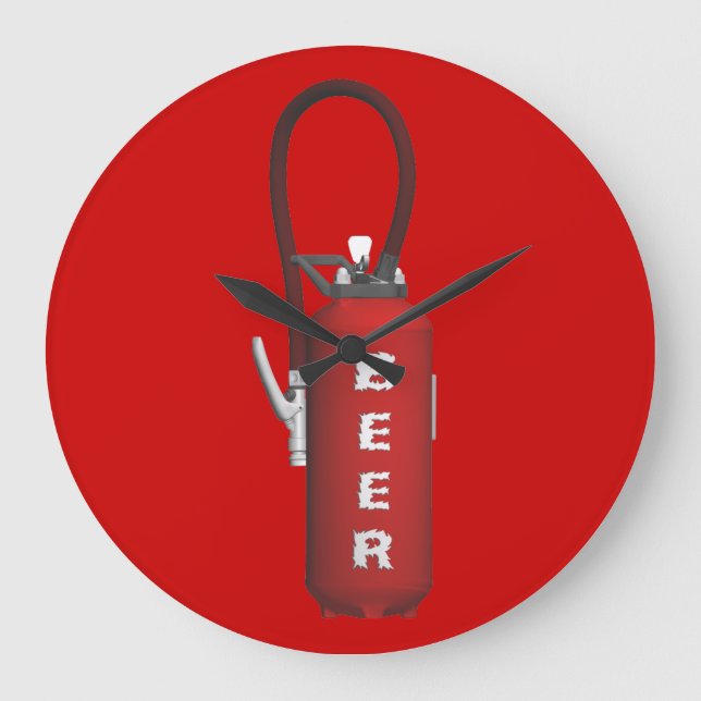 Thirst Quencher Beer Large Clock (Front)