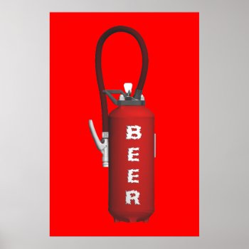 Thirst Quencher Beer Poster by Emangl3D at Zazzle