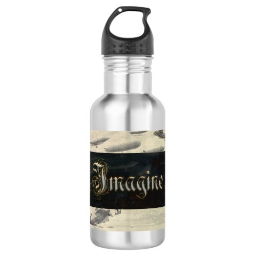 Thirst_Quenching Imagine Steampunk Neo_Victorian Stainless Steel Water Bottle
