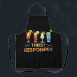 Thirst Response Responder Funny Bartender Mixologi Apron<br><div class="desc">A bartender t shirt that is great for staff at places like bars, night clubs, pubs, restaurants, concerts or anywhere else where serving drinks. great slogan tee shirt that will show people who they can get their drinks from.. bartending mixologist barman Bartenders Job at the Pub, Day Drinkin' Drinkin' Beer...</div>