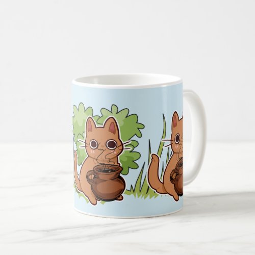Thirsty Cat love Coffee Drinks Coffee Mug