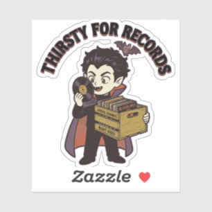 Thirsty for Records Sticker