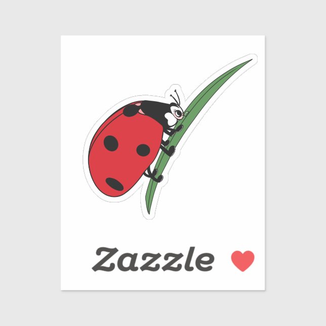 Thirsty Ladybug Sticker (Sheet)