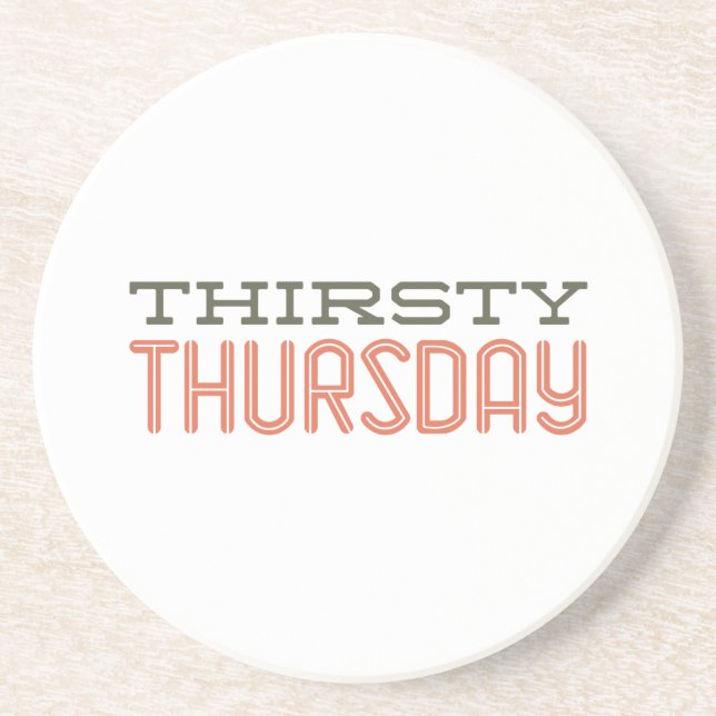 Thirsty Thursday Coaster (Front)