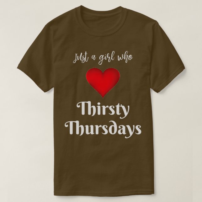 Thirsty Thursday drinking design 1 T-Shirt (Design Front)