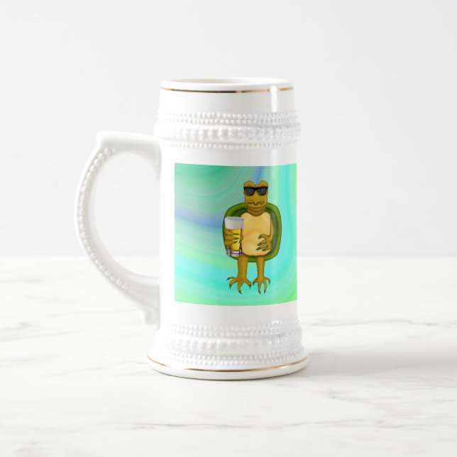 Thirsty Turtle Beer Stein (Left)