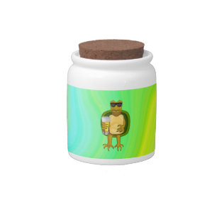 Thirsty Turtle Candy Jar