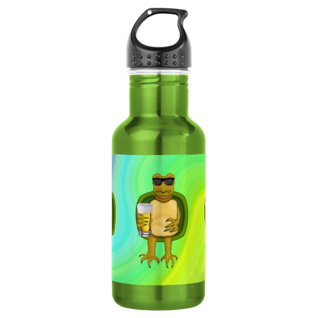 Thirsty Turtle Water Bottle (Front)