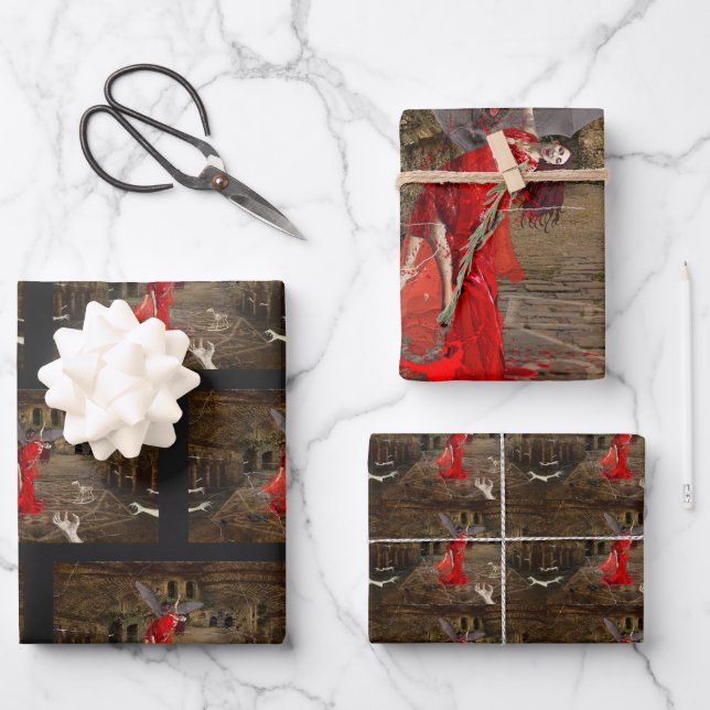 Thirsty Wrapping Paper Sheets (Front)