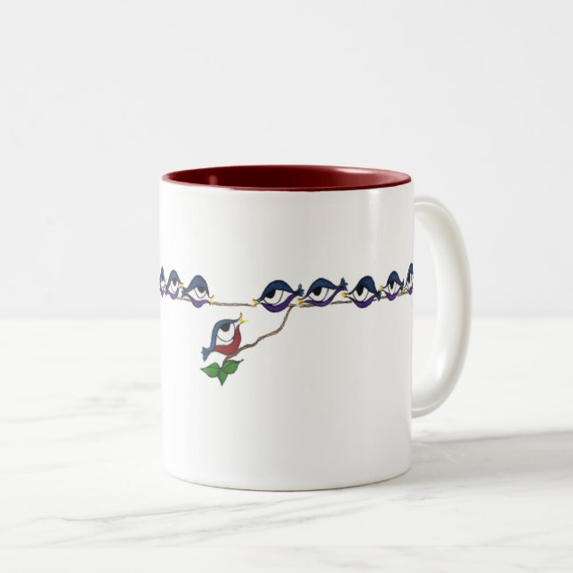 Thirteen Blackbirds Mug (Front Right)