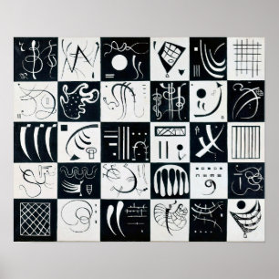Thirty, Biomorphic Abstraction - Wassily Kandinsky Poster