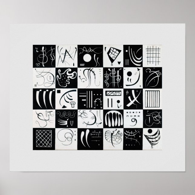 Thirty by Wassily Kandinsky Poster (Front)