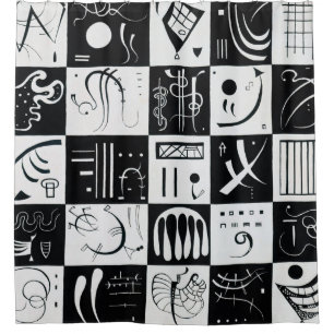 Thirty by Wassily Kandinsky Shower Curtain