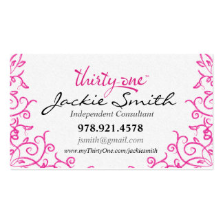 Thirty One Business Cards and Business Card Templates | Zazzle