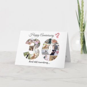 Thirty Year Wedding Anniversary Photo Card