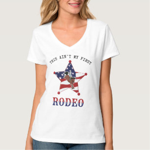 This ain't my first RODEO / black Letter T-Shirt