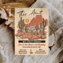 This Ain't My First Rodeo Cowboy Birthday Party