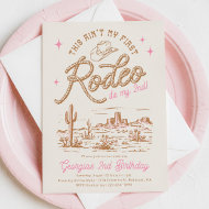 This Ain't My First Rodeo Invitation