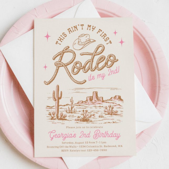This Ain't My First Rodeo Invitation (Creator Uploaded)