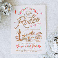 This Ain't My First Rodeo Invitation
