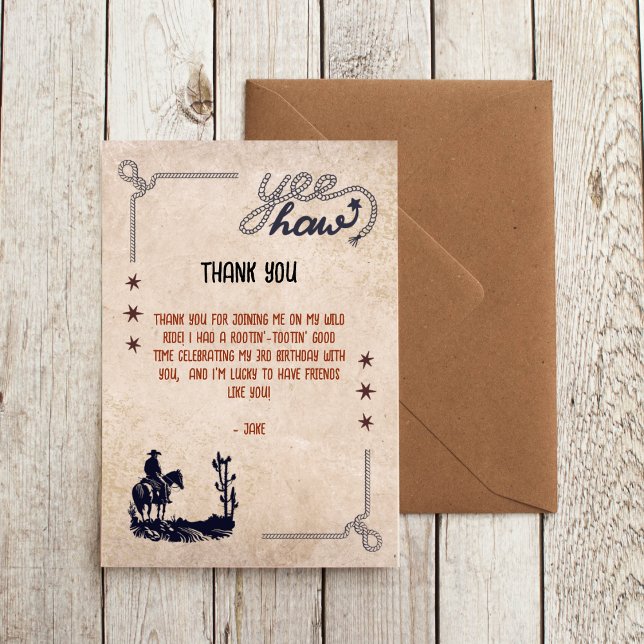 This Ain't My First Rodeo Thank You Card (Creator Uploaded)