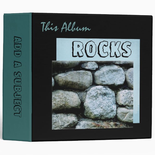 This Album Rocks 3 Ring Binder (Front/Spine)
