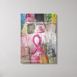This Art was created for Breast cancer support Canvas Print