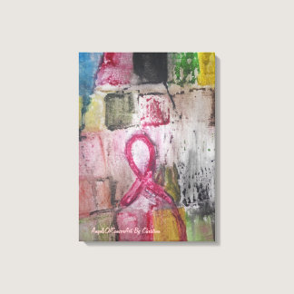 This Art was created for Breast cancer support Canvas Print