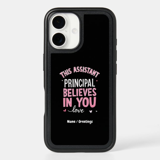 This Assistant Principal Believes In You School  Otterbox iPhone Case (Back)